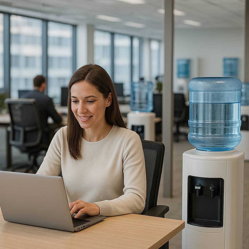 Garrafones de agua en oficinas