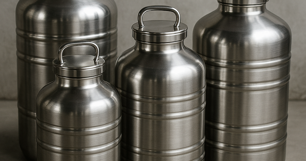 Garrafones de agua de acero inoxidable