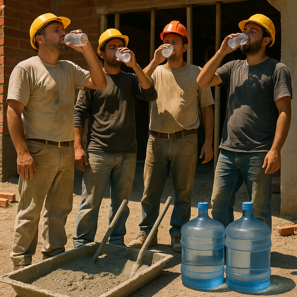 Tus trabajadores deben de estar hidratados con nustros garrafones de agua