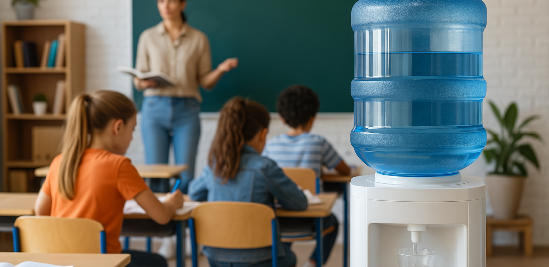 Garrafones de agua para centros educativos