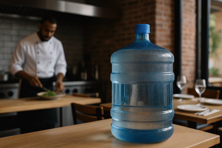 Tener garrafones en tus restaurantes te da confianza de aga de calidad