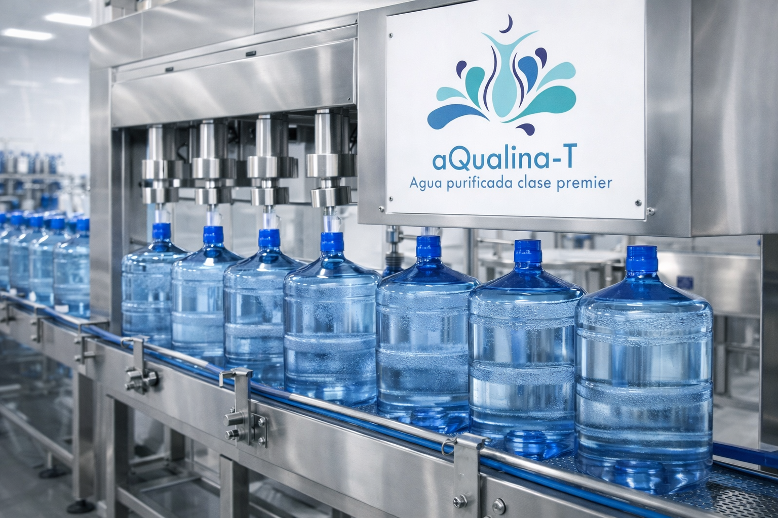 Planta de envasado de agua purificada industrial bajo normativa mexicana NOM-201-SSA1-2015