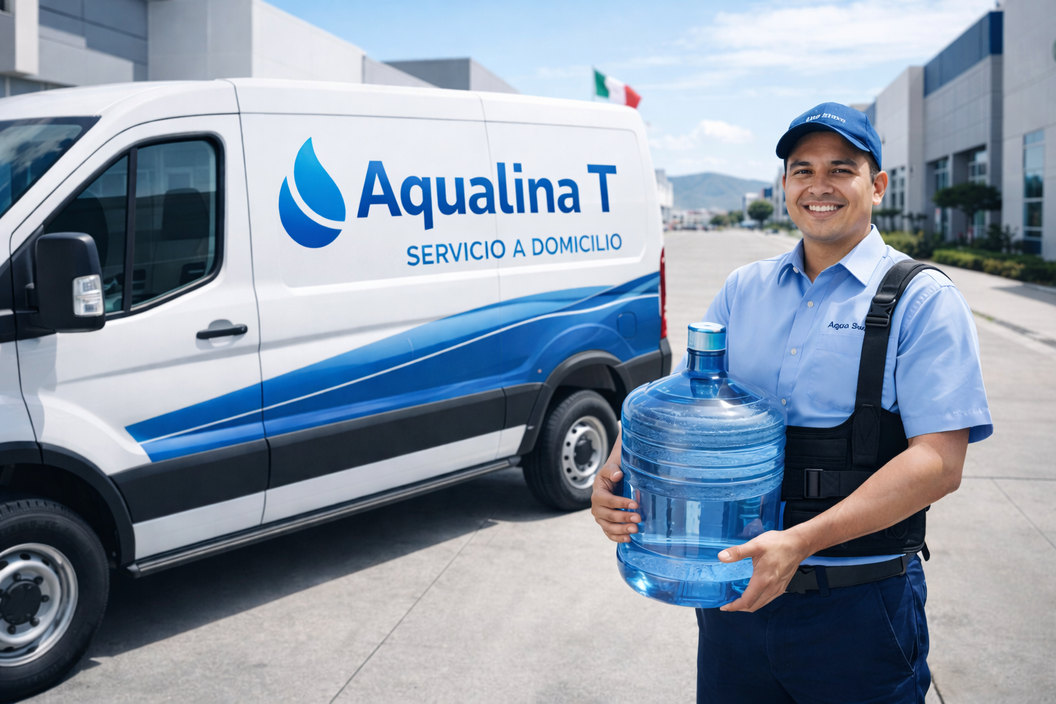 Logística de distribución de nuestra purificadora de agua a domicilio