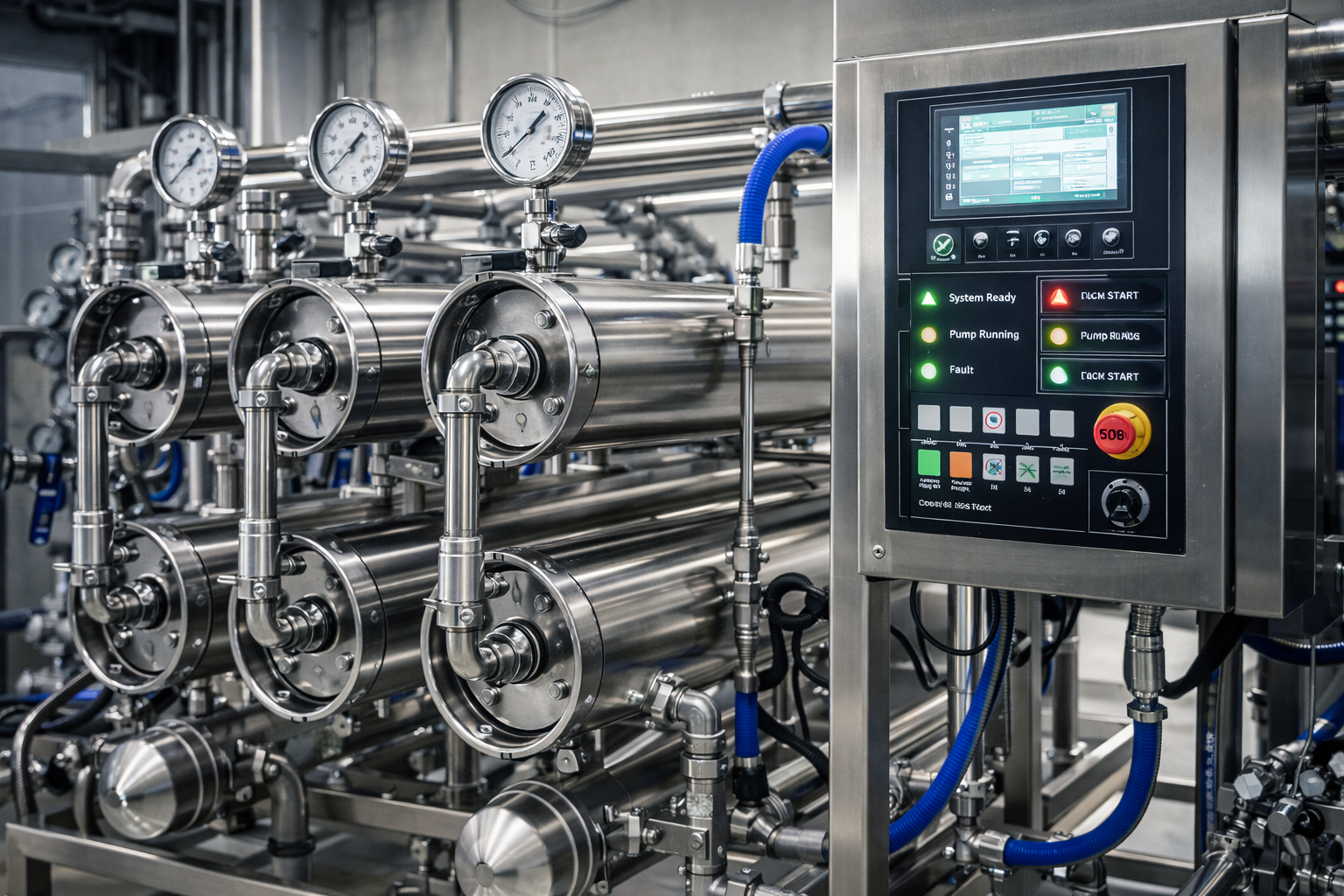 Tecnología de ósmosis inversa para purificar agua a nivel industrial y eliminar metales pesados