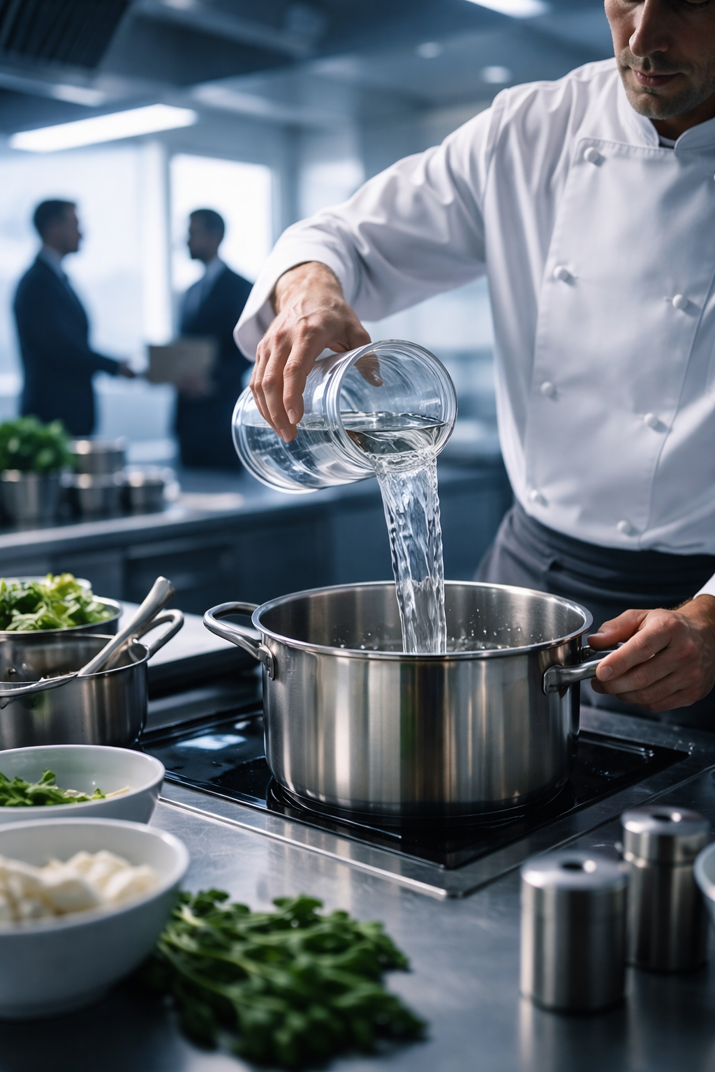 Servicio de agua purificada grado gourmet para hoteles