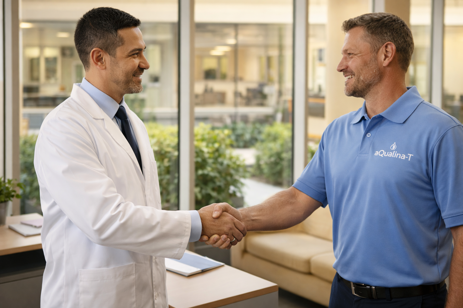 Aqualina-T, líder en suministro de agua purificada para hospitales