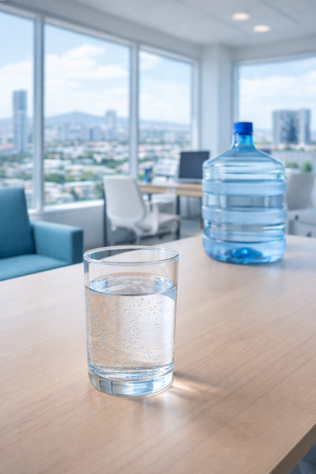 Beneficios del agua alcalina para la hidratación y productividad en la oficina