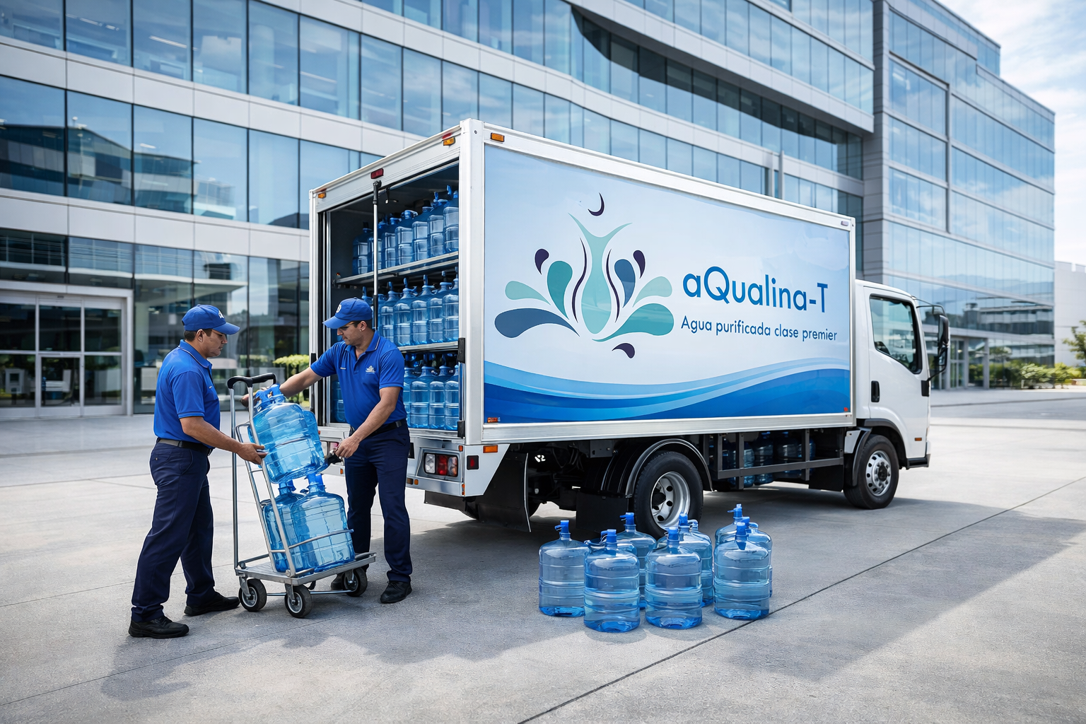 Logística de agua purificada para parques industriales en Querétaro — entrega programada Aqualina-T