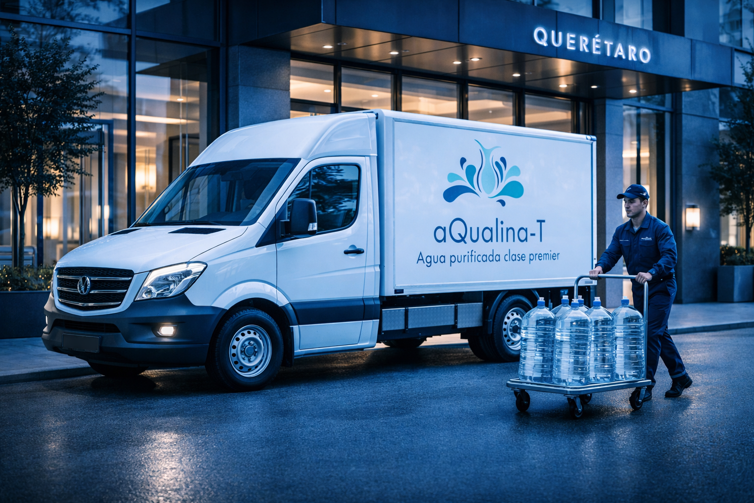 Logística técnica de entrega de agua purificada para el sector hotelero