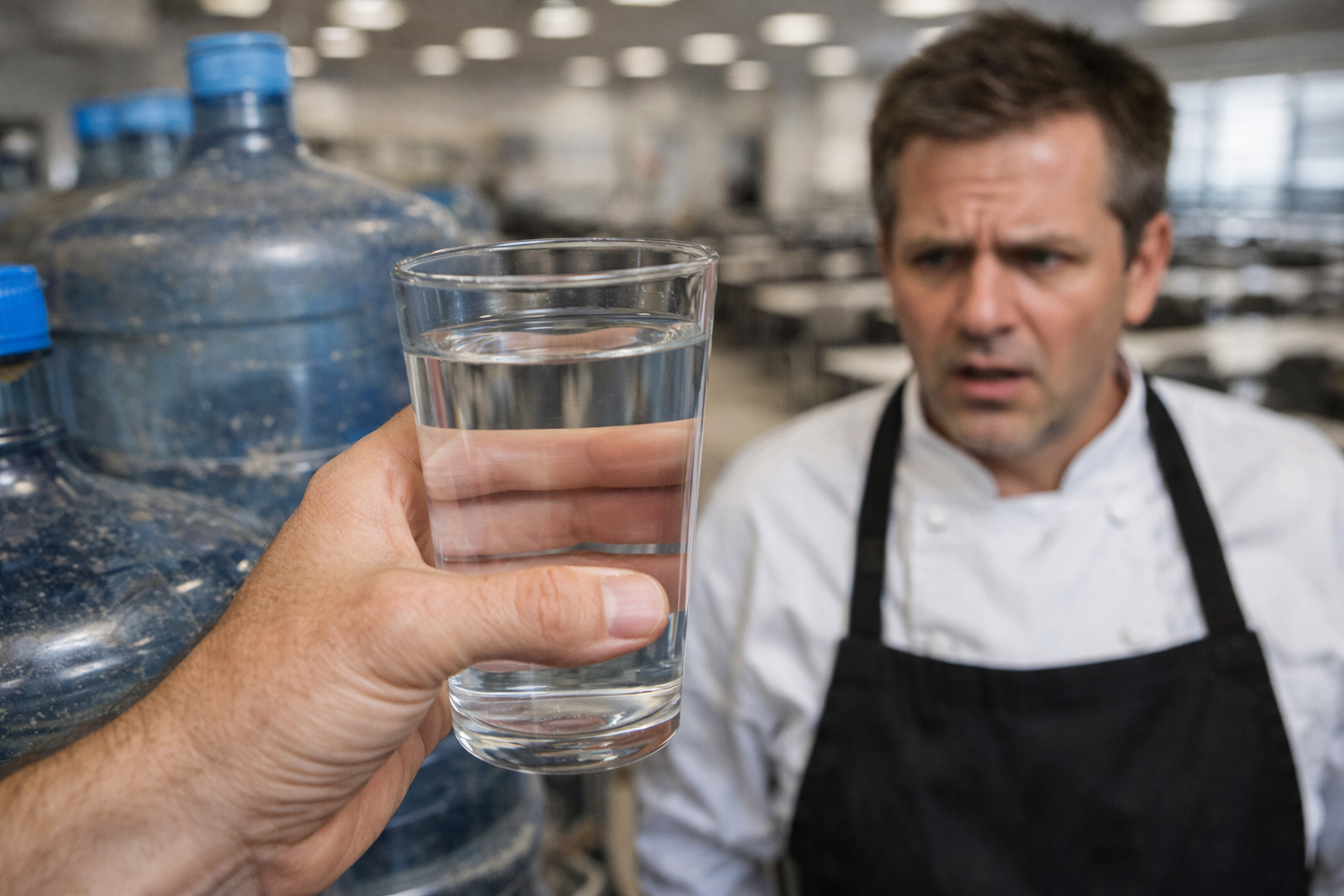 Equipo protegido por un proveedor de agua purificada para cocinas industriales experto