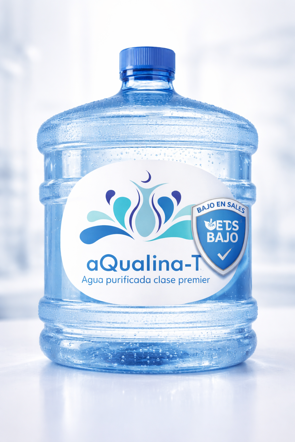 Comparativa visual de pureza del agua en garrafón vs agua de red con sarro