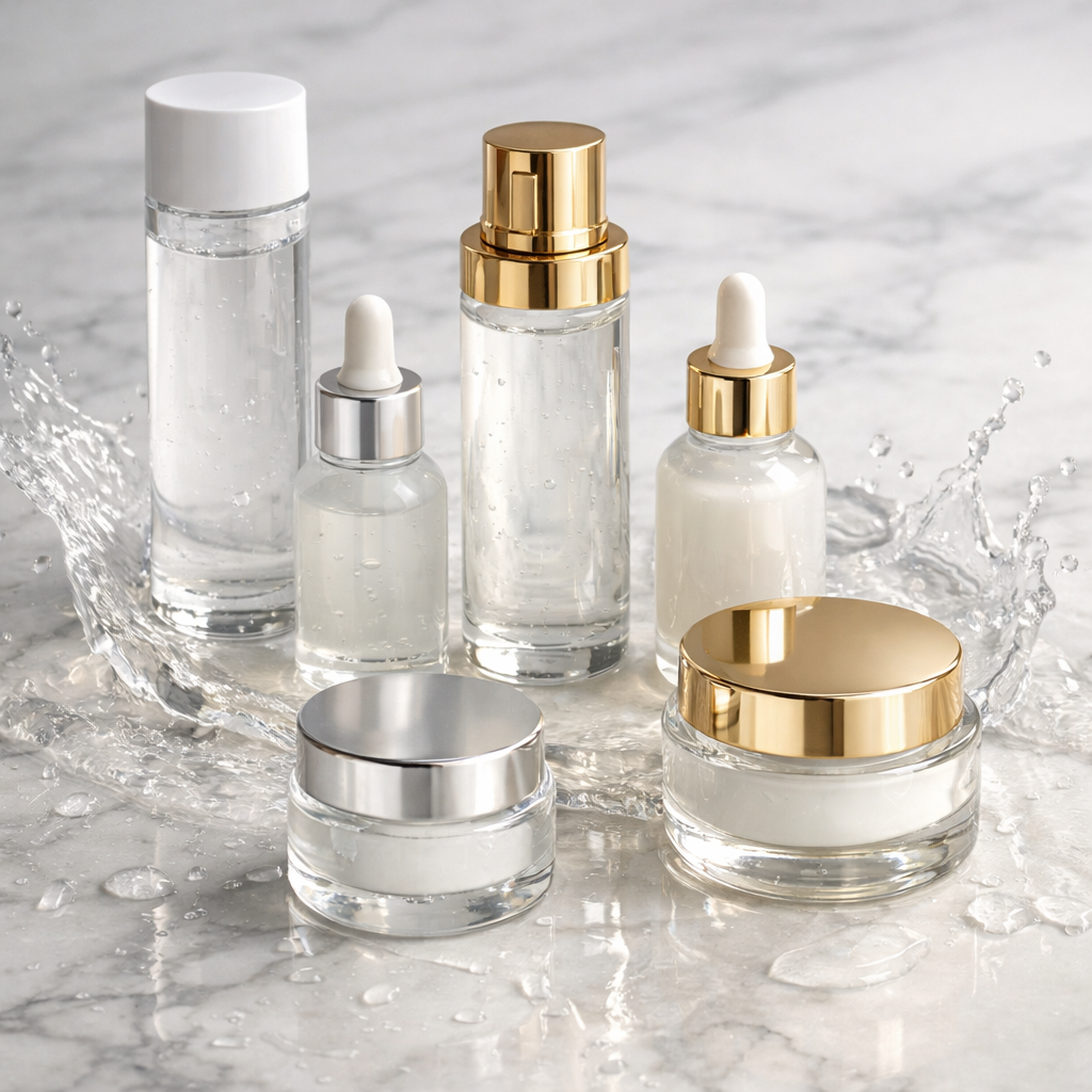 Estabilidad y Pureza en el Producto Terminado Resultado final de productos cosméticos elaborados con agua purificada libre de metales pesados.